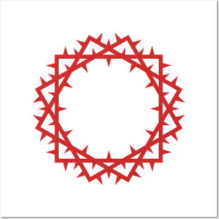 Crown of thorns of the Lord and Savior Jesus Christ. Posters and Art